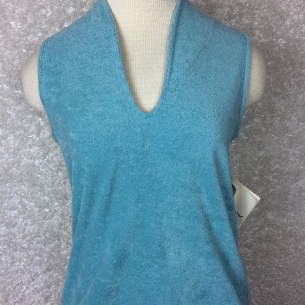 Diamond Tea Terry Sleeveless Top NWT
